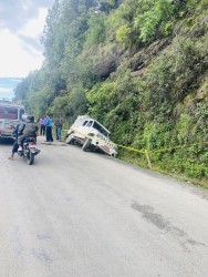 डडेलधुरामा जीप दुर्घटना : ७ जना घाइते