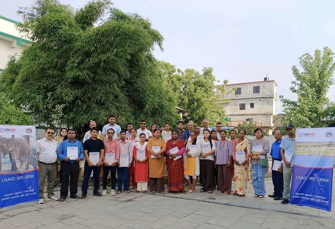 प्राकृतिक स्रोतमा आधारित उद्यम व्यवसाय गरिरहेका उद्यमीहरूलाई वित्तीय साक्षरता तालिम